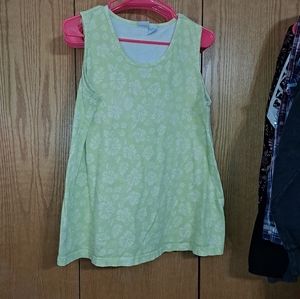 💚InDueTime Lime floral maternity tank top XL